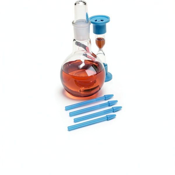CHILDWEET 100pcs 1.5ml Microcentrifuge Tubes with Grinding Rods-2