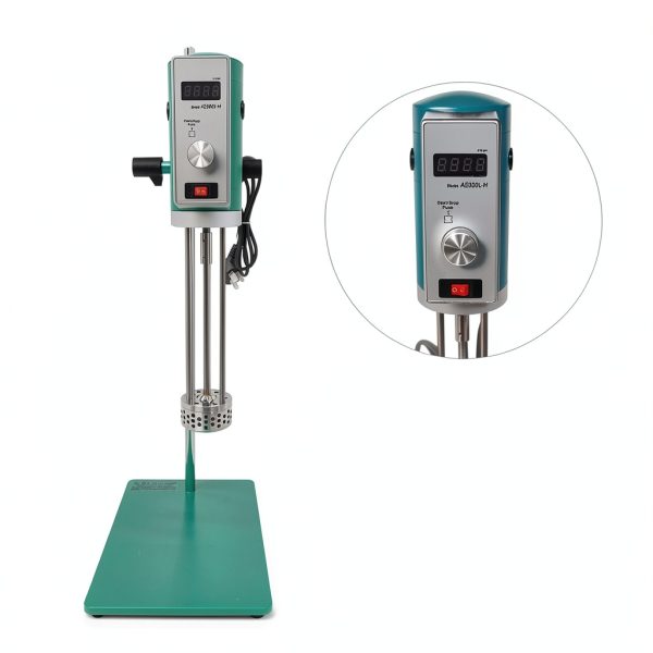 300W High Shear Homogenizer INTBUYING Lab Mixer with Digital Display-2