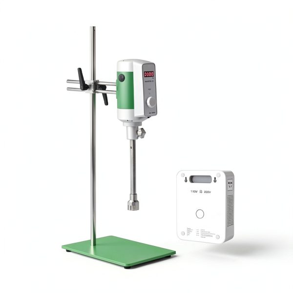 Lab High Speed Homogenizer SHengwin 2000-24000rpm Dual‑Head Emulsifier-0