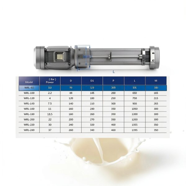 High Shear Emulsifier Yokoma WRL-90 1.5KW 220V Homogenizer 10-50L-5