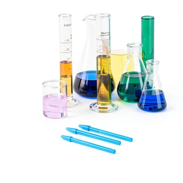 CHILDWEET 100pcs 1.5ml Microcentrifuge Tubes with Grinding Rods-7