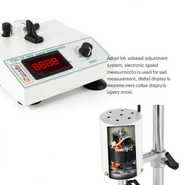High Speed Homogenizer Consfly Lab Emulsifier Disperser FSH-2A 5-1000-3