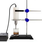 Lab Small Ultrasonic Homogenizer HKFGSHOP 80W Sonicator with Bracket-0