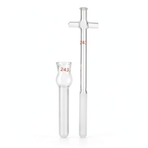 Glass Tissue Homogenizer VILLCASE 2ml Cell with Pestle Reusable Tube-0